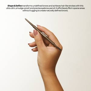 Shape & Define Eyebrow Pencil w/Spoolie + FREE Refill
